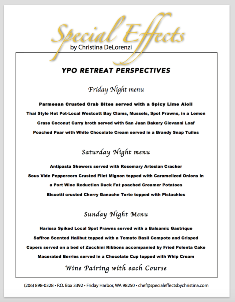 YPO Perspectives Retreat
